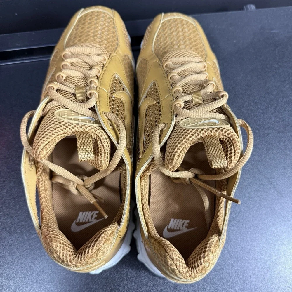 Nike Air Zoom Spiridon Cage 2 Men's Size 11 Wheat/White-Sail HQ3552-799 Sneakers